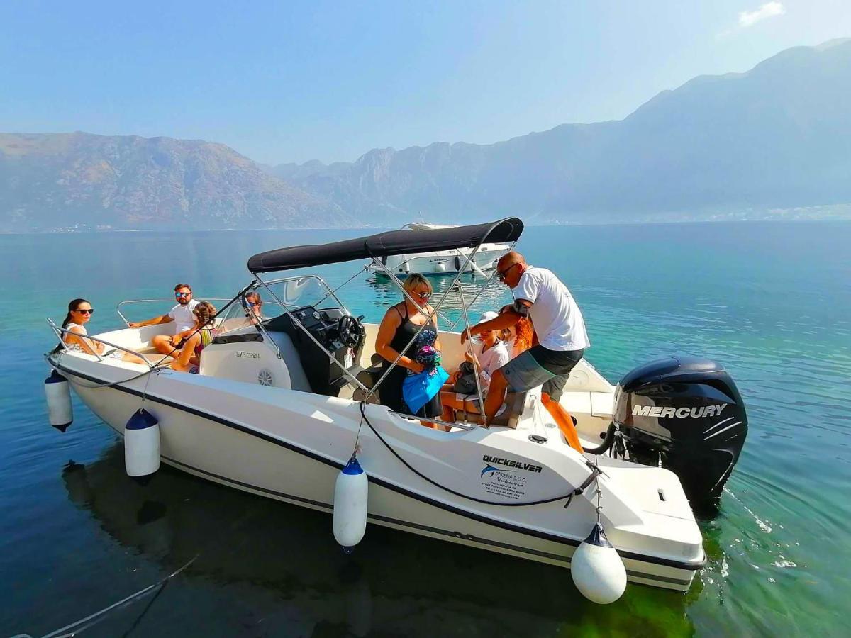 Bay Of Kotor View Apartment With Pool Prcanj Luaran gambar